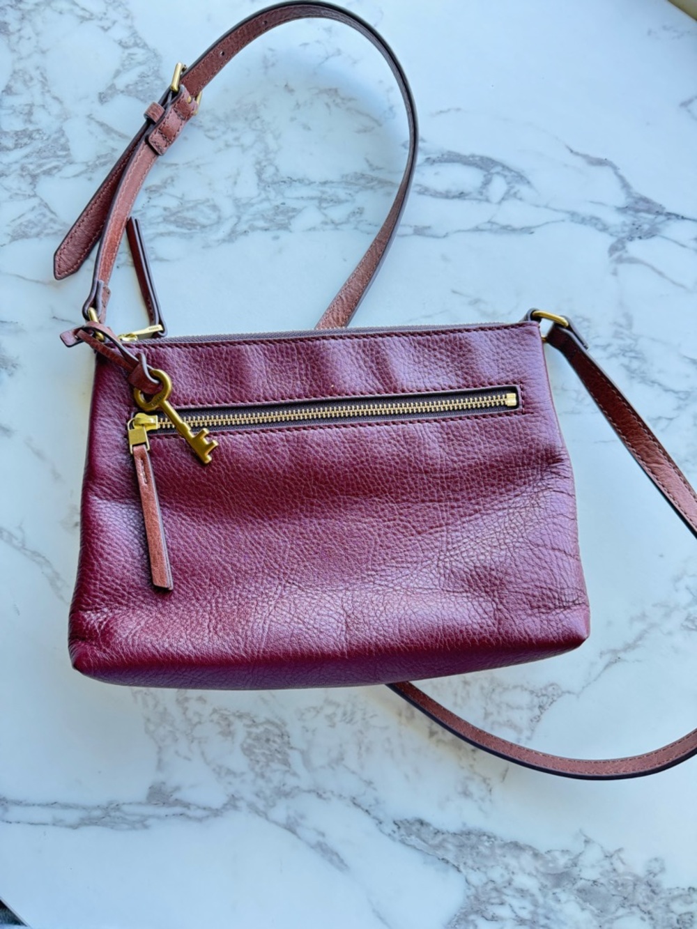 Fossil Fiona Small Leather Crossbody
